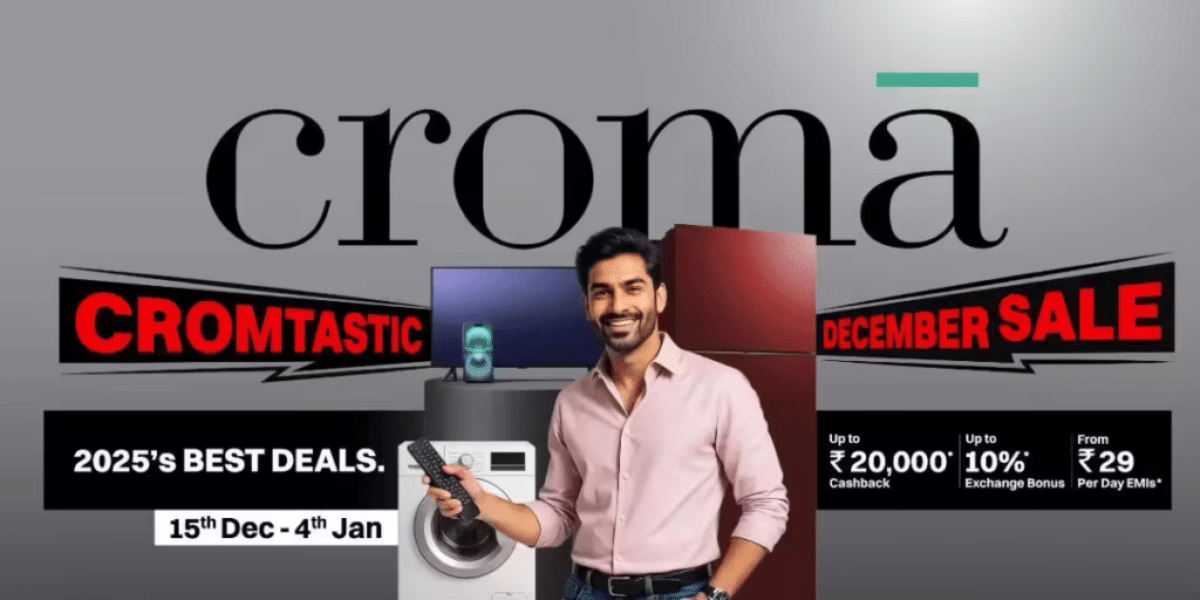 Cromastic December Sale: Grab iPhone 16 At Rs 40,990, Galaxy S25 Ultra And More