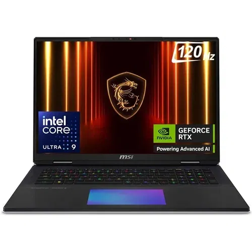 MSI Titan 18 HX AI A2XWJG 486IN Core Ultra 9 Series 2 64 GB 6 TB SSD Windows 11 24 GB Front