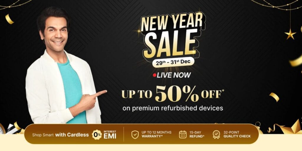 Cashify New Year Sale