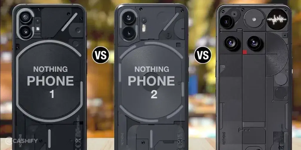 Nothing Phone 1 Vs 2 Vs 3: resale