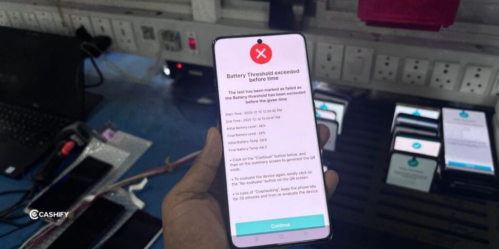 cashify battery test