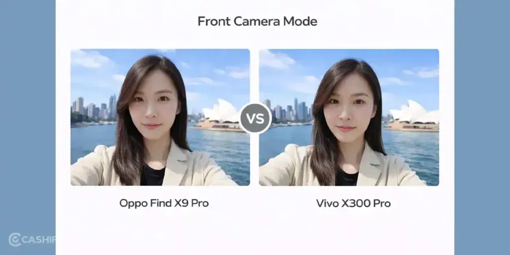oppo find x9 pro vs vivo x300 pro front camera