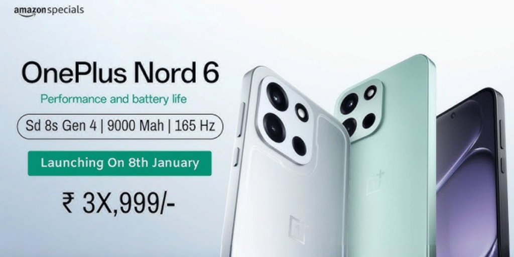 OnePlus Nord 6 will launch on January 8, 2026