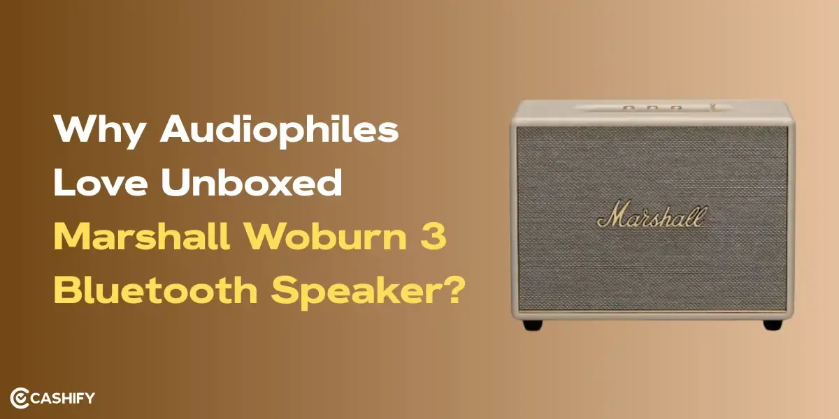 Why Audiophiles Love Unboxed Marshall Woburn 3 Bluetooth Speaker?