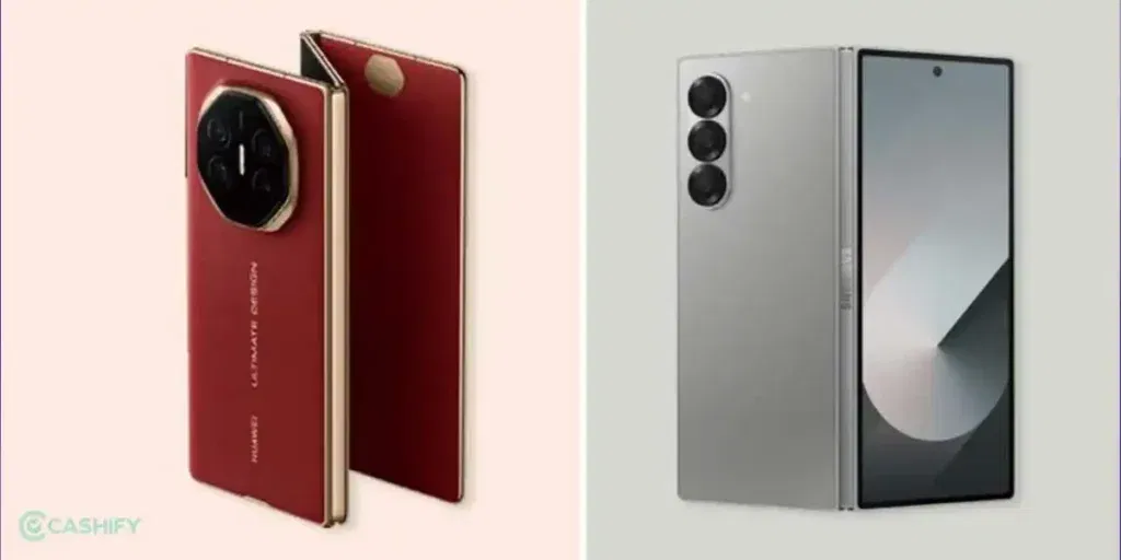 foldable phones: Galaxy Trifold and Huawei Mate XT