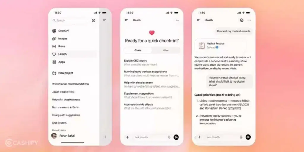how chatgpt health works