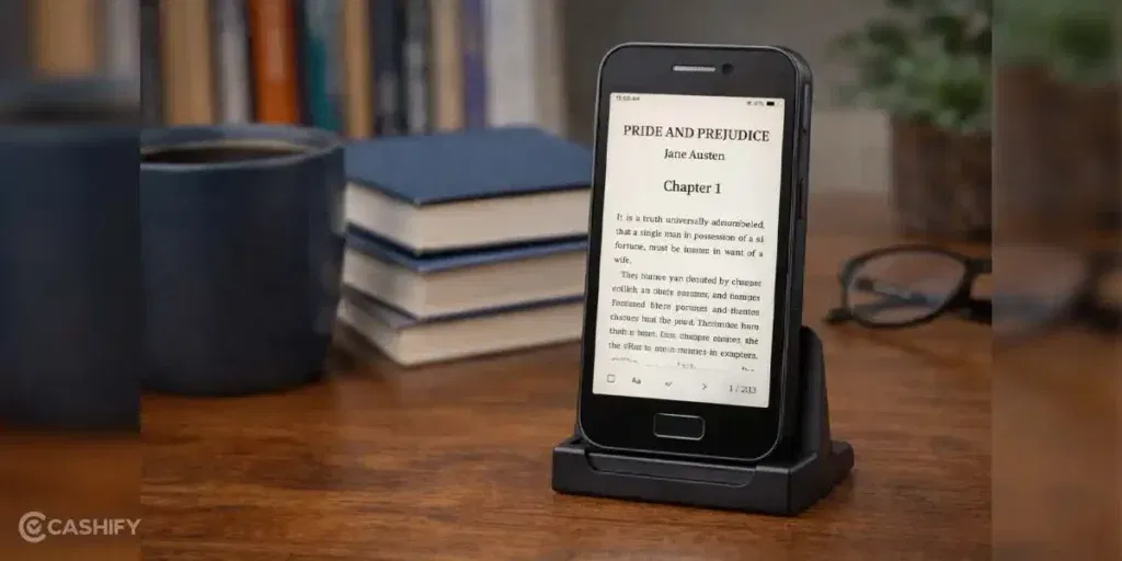repurpose old phone as e-reader