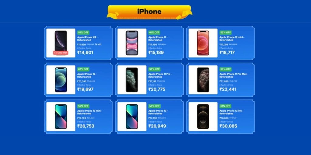 iPhone deals in cashify super savings week sale