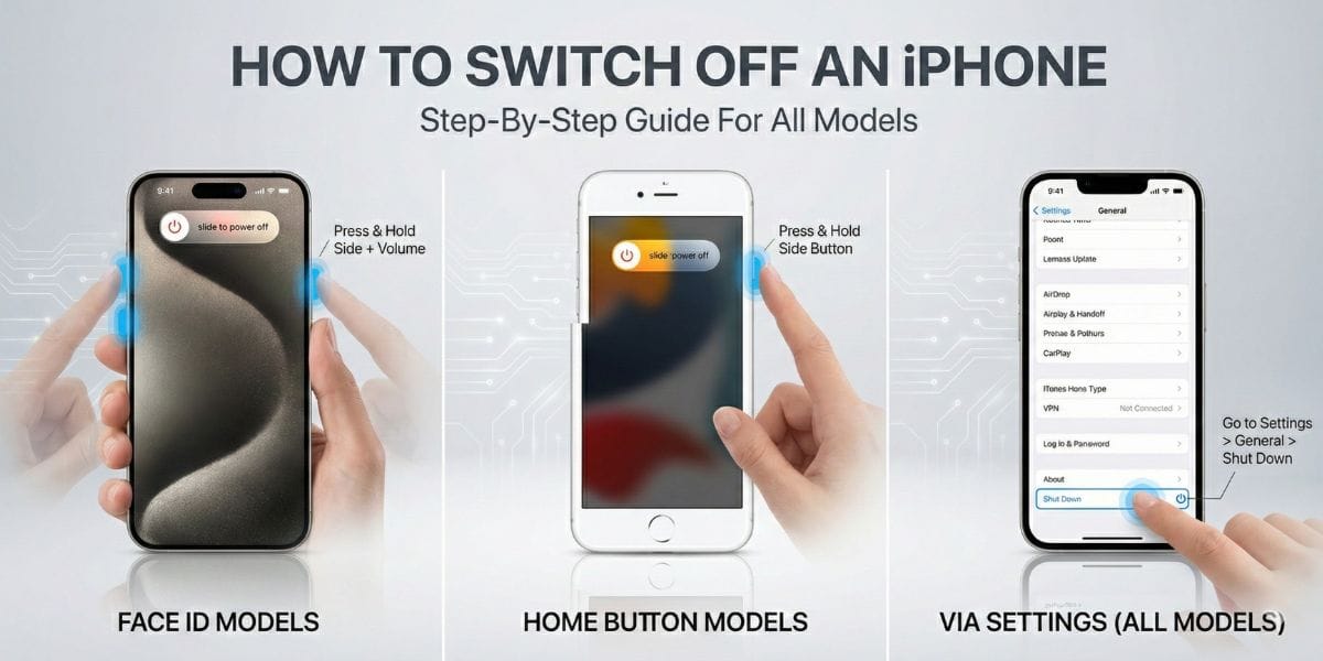 How To Switch Off An iPhone: Step-By-Step Guide For All Models