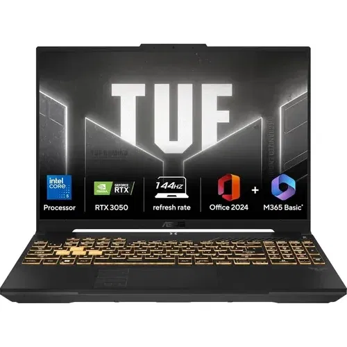 Asus TUF Gaming F16 FX607VJB RL179WS 90NR0MZ6 M009N0 210H 16 GB 512 GB SSD Windows 11 6 GB Front