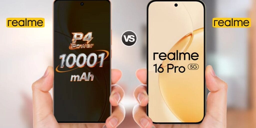 realme p4 power vs realme 16 pro