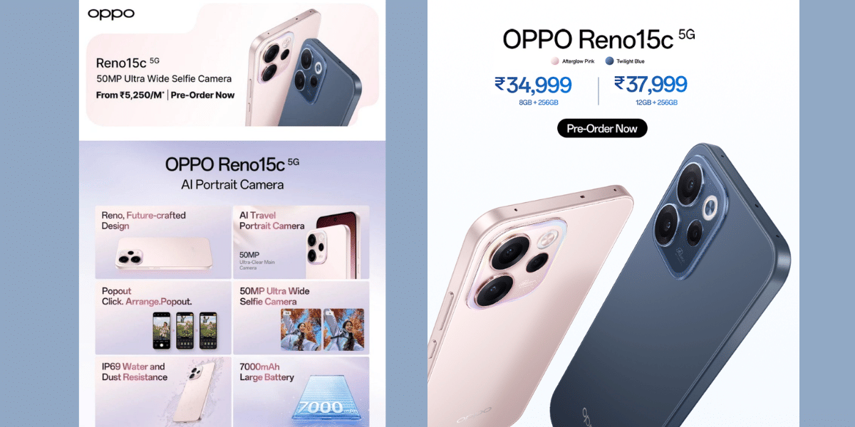 OPPO Reno 15c Launches In India At This Affordable Price