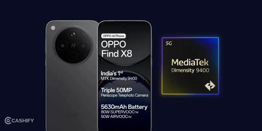 OPPO Find X8, Mediatek Dimensity 9400 Phones