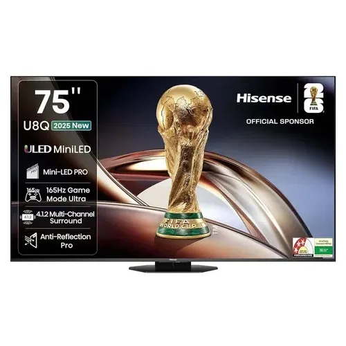 Hisense U8Q 75U8Q 75 inch (190 cm) Mini LED 4K