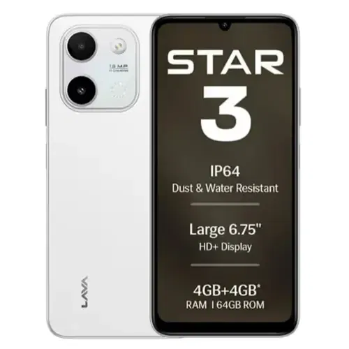 Lava Yuva Star 3 Front And Back