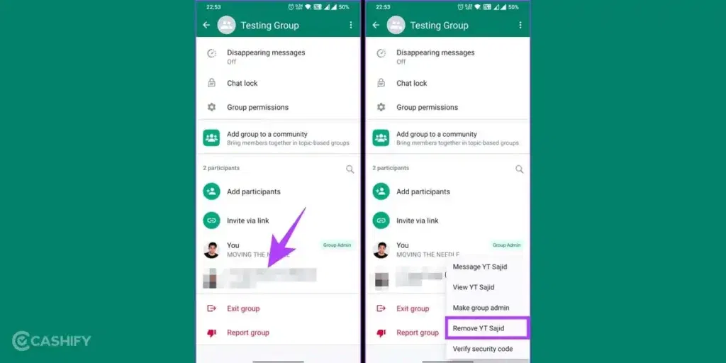 how to delete whatsapp group