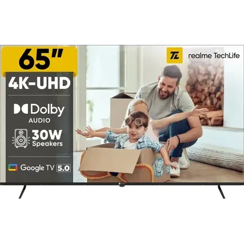Realme TechLife 65UHDGDRDDVB 65 inch (165 cm) LED 4K Front