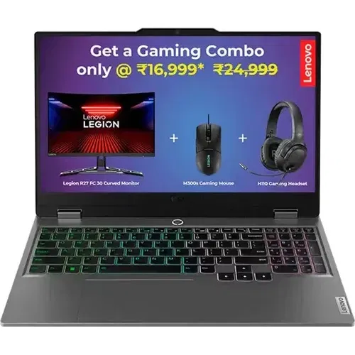 Lenovo LOQ 15IRX9 83DV00X6IN Core i5 13th Gen 24 GB 512 GB SSD Windows 11 6 GB Front