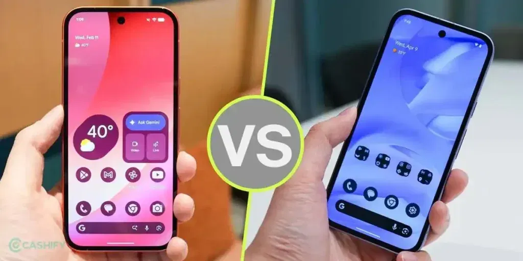 google pixel 10a vs google pixel 9a comparison