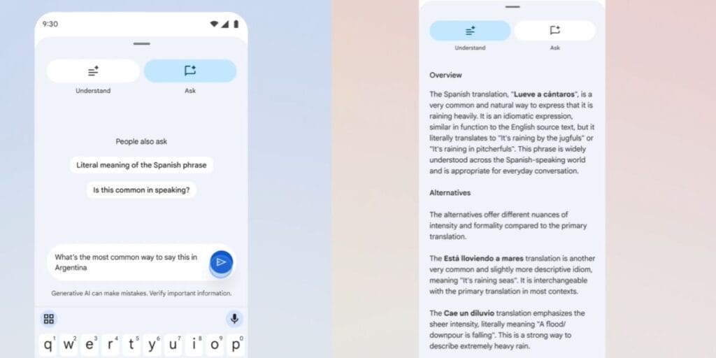 google translate ai new features