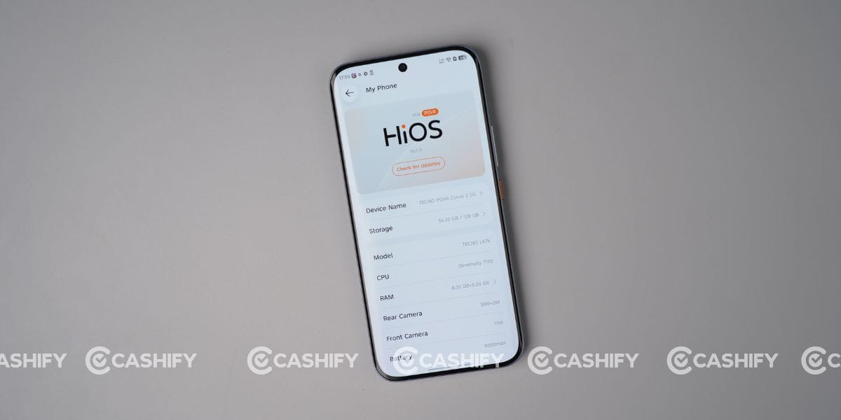 Tecno Pova Curve 2 OS