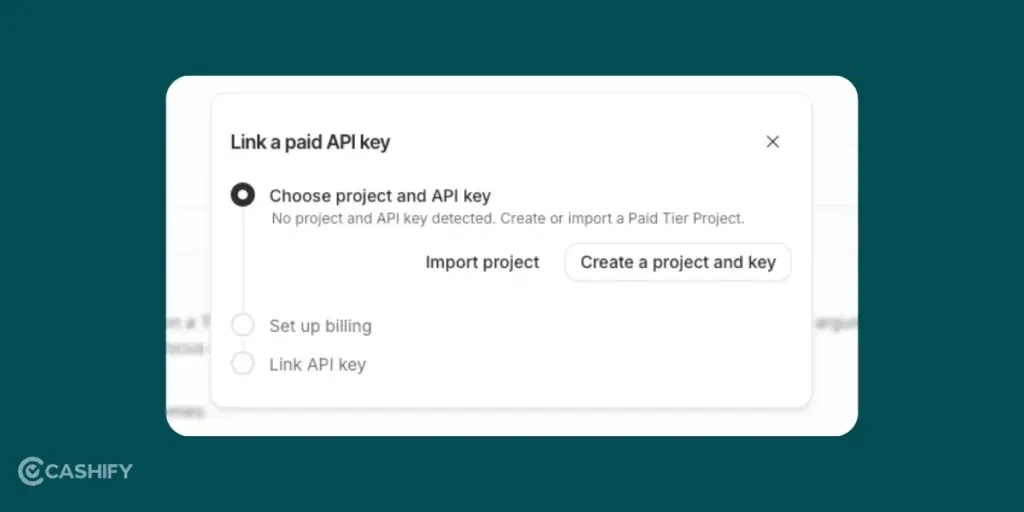 Generating API key in Google AI Studio to connect AI models with apps