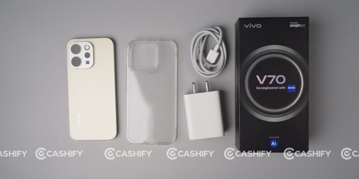 Vivo V70 box content