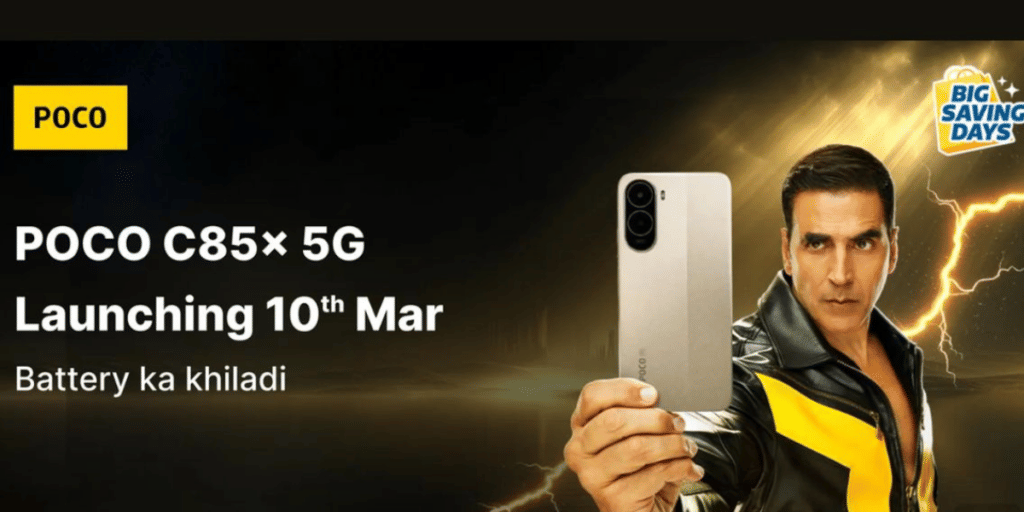 POCO C85x 5G is launching on March 10