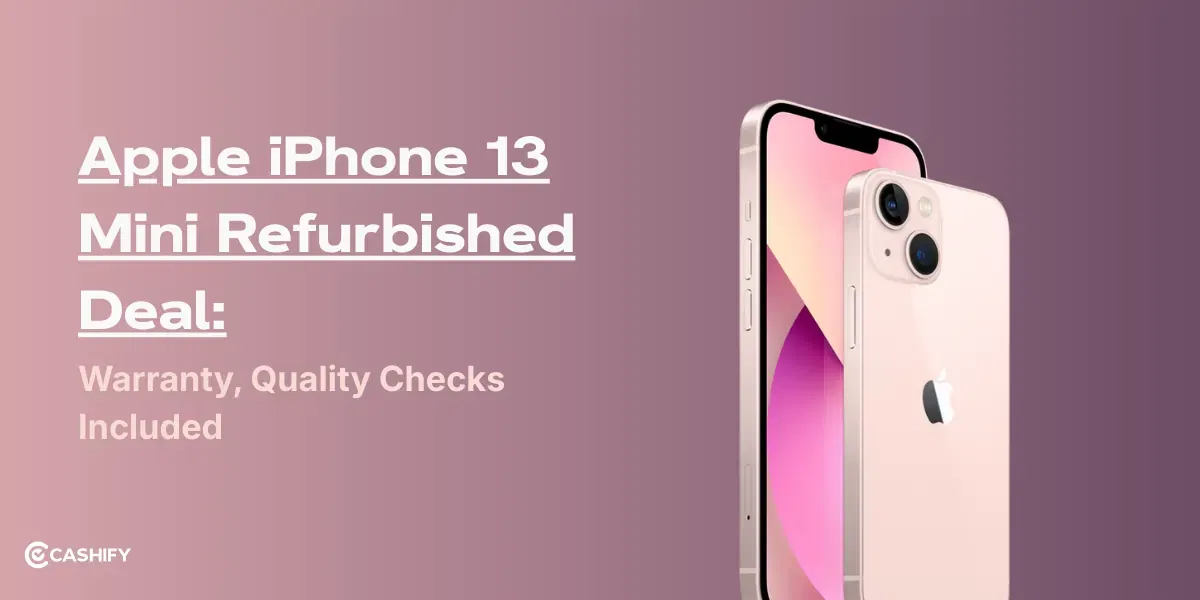 Apple iPhone 13 Mini Refurbished Deal: Warranty Included