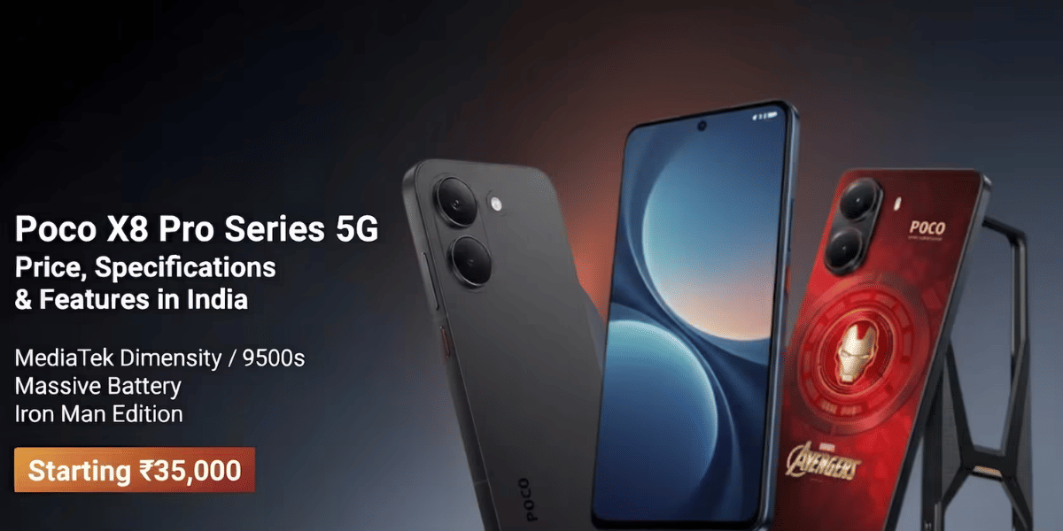 POCO X8 Pro Launched in India Under Rs 30000