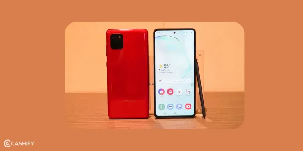 Samsung Galaxy Note 10 Lite screen touch not responding