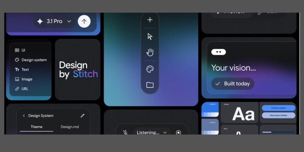 Google vibe design stitch