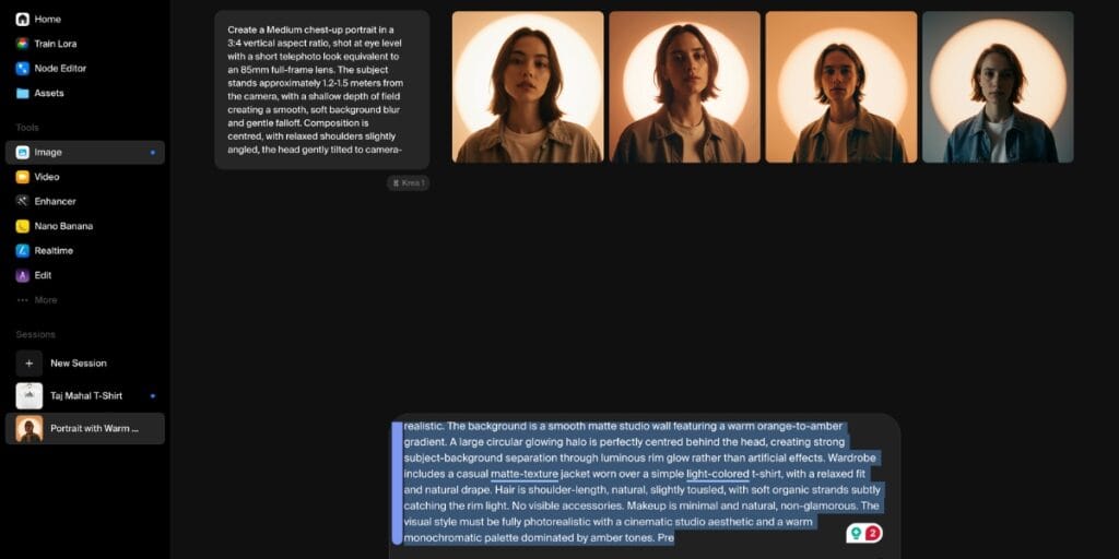  Image Generation with Krea AI