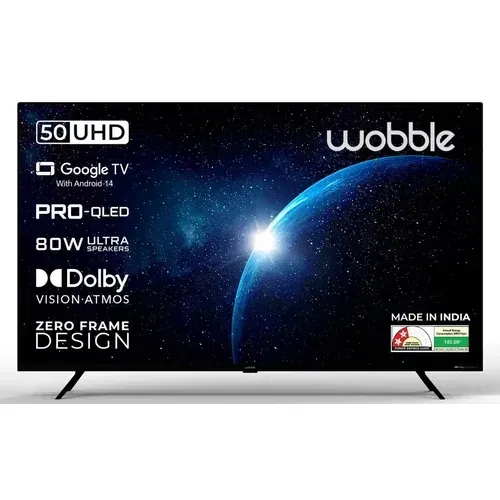 Wobble WB50QDXGU2875T24 50 inch (127 cm) QLED 4K Front