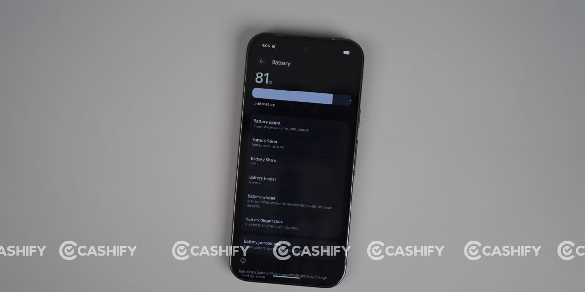 Google Pixel 9 Pro battery