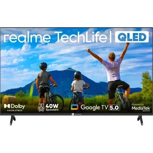 Realme TechLife 43UHDGQRVSAQ 43 inch (109 cm) QLED 4K Front