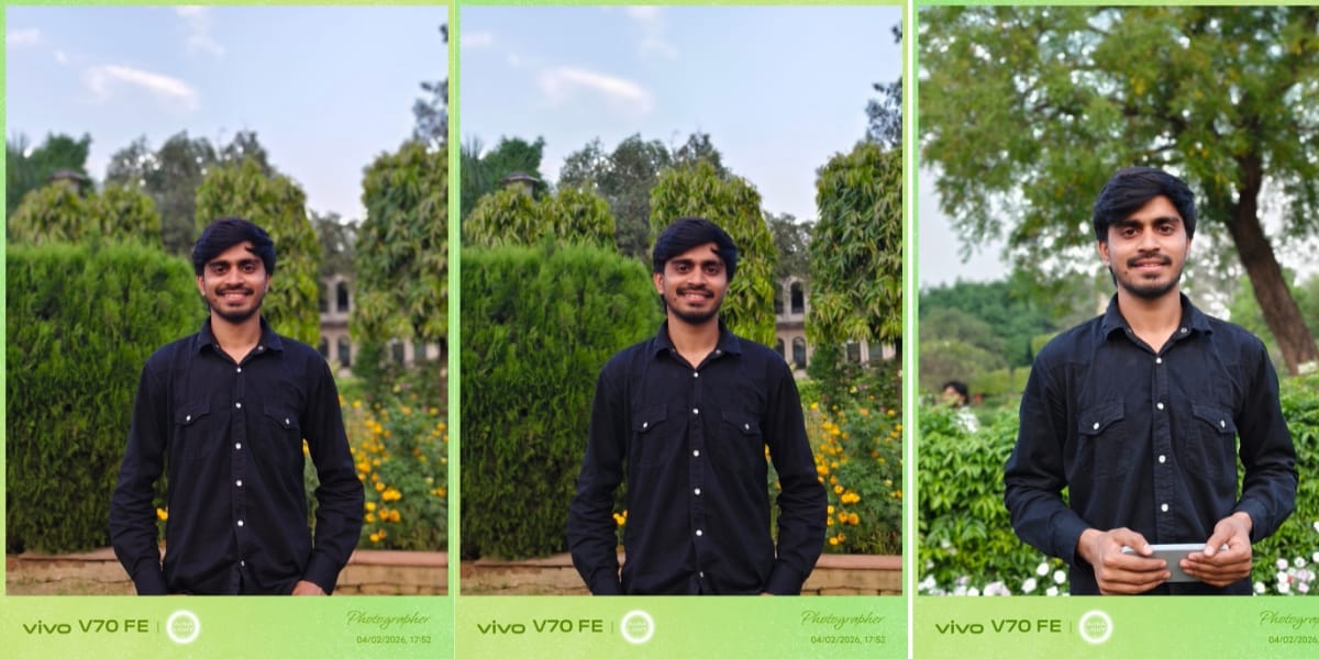 Vivo V70 FE camera sample