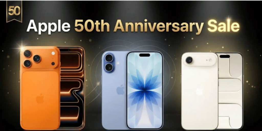 Grab premium devices on discount during apples' 50th anniversary Sale