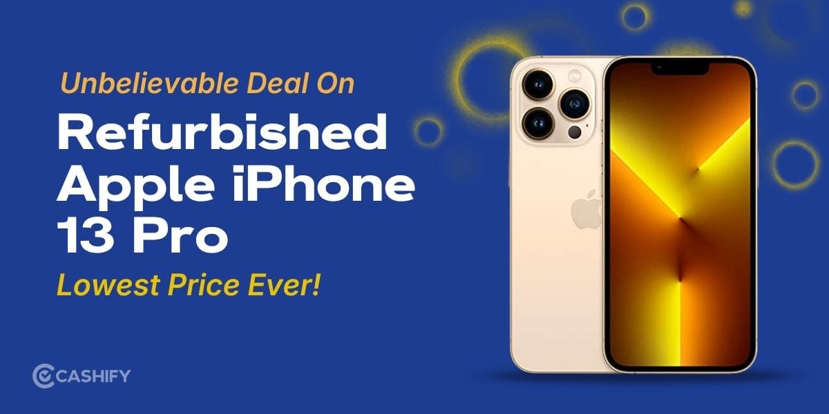 Unbelievable Deal On Refurbished Apple iPhone 13 Pro: Lowest Price Ever!