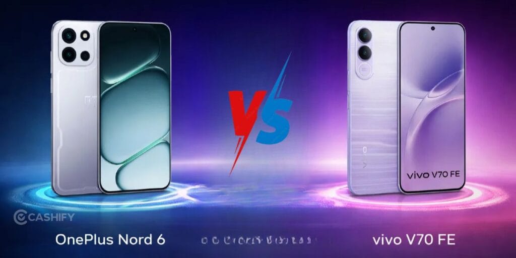 oneplus nord 6 vs vivo v70 fe