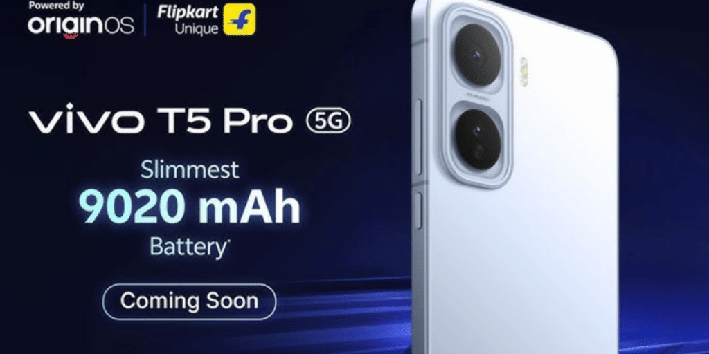 Vivo T5 Pro will be the slimmest 9020mAh smartphone
