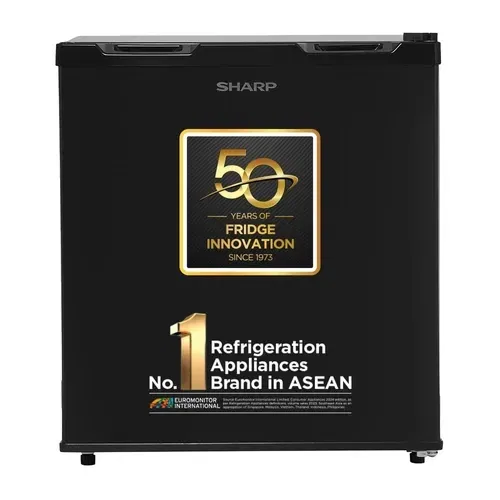 Sharp SJ-MRW055N3-PKS 50 Ltr 2 Star Single Door Mini Front