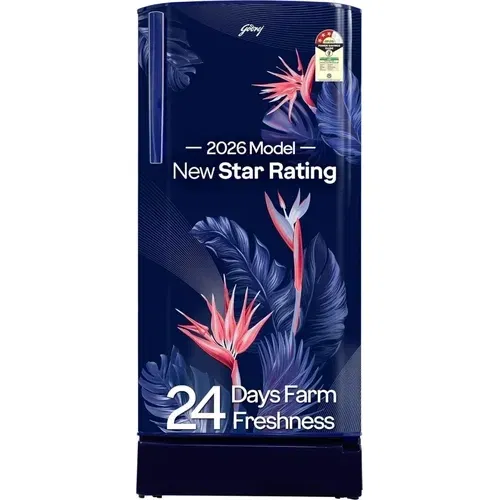 Godrej RD R190CN THF FR BL 183 Ltr 3 Star Single Door Front