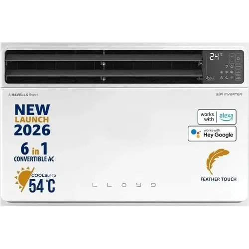 Lloyd GLW18V5AGTPR 1.5 Ton 5 Star Inverter Window AC Front
