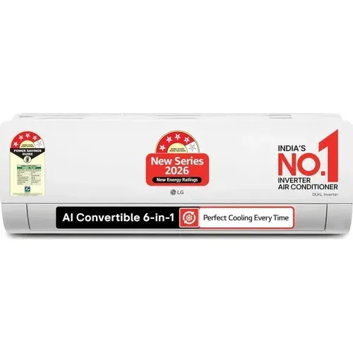 LG AS-Q13JNYE 1 Ton 4 Star Inverter Split AC Front