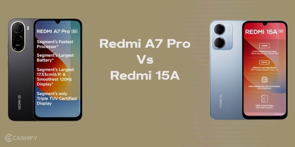 redmi a7 pro vs redmi 15a