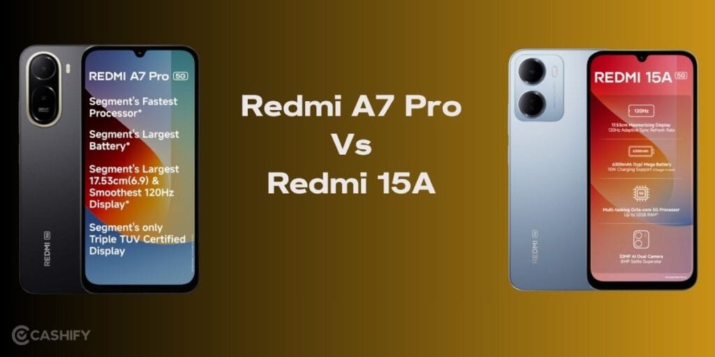 redmi a7 pro and redmi 15a