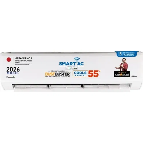 Panasonic CS/CU-NU18BKY5WX 1.5 Ton 5 Star Inverter Split AC Front