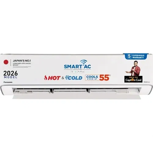 Panasonic CS/CU-EZ18CKYXFM 1.5 Ton 3 Star Inverter Split AC Front