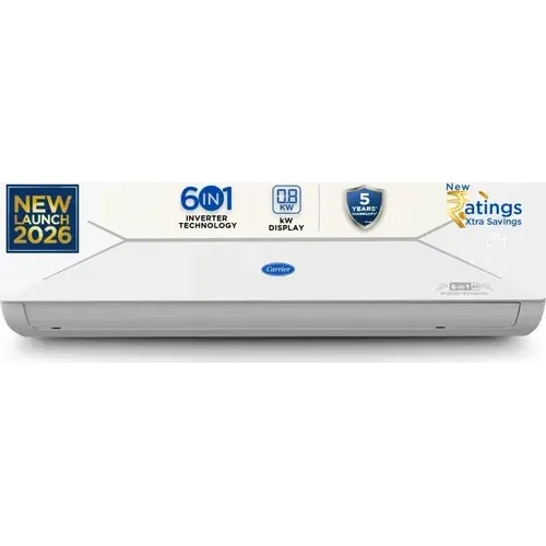 Carrier CAI12EE3R36F0 1 Ton 3 Star Inverter Split AC Front